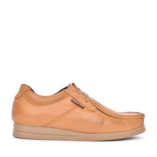 Event Casual Laced Moccasin Shoe For Men In Tan