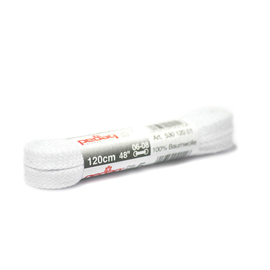 Flat Laces 120cm In White