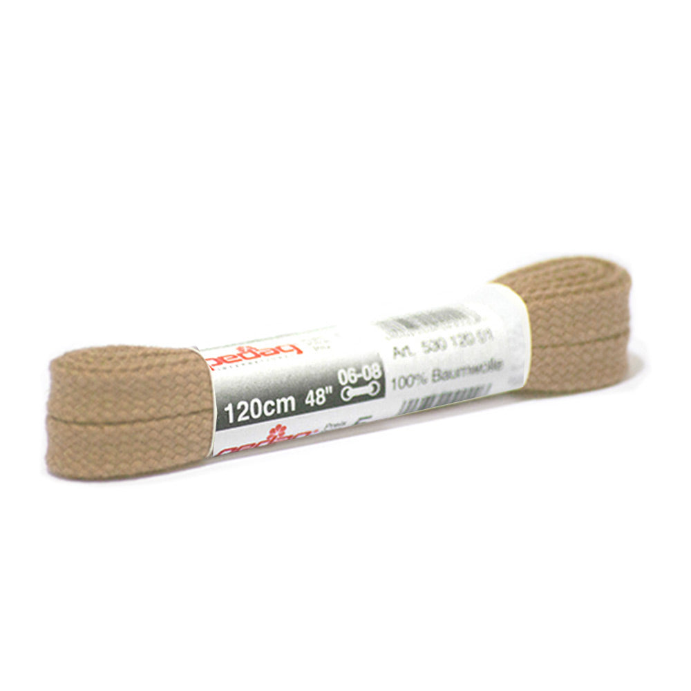 Flat Laces 120cm In Natural