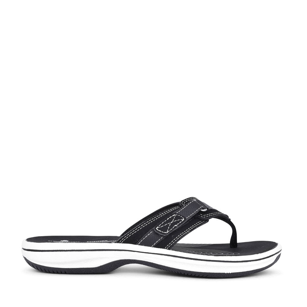 Ladies Brinkley Sea D-fit Toe Post Sandal In Black
