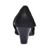 Ladies 5536 G-fit Mary Jane Court Shoe In Black