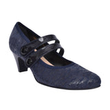 Ladies 5536 G-fit Mary Jane Court Shoe In Navy