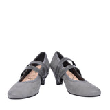 Ladies 5536 G-fit Mary Jane Court Shoe In Grey
