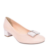 Ladies 5632 G-fit Low Heel Court Shoe  In Pink