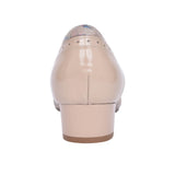 Ladies 1370 G-fit Quarter Brogue Shoe In Nude