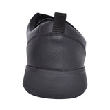 Boys Scape Flare Black Leather Velcro Shoe In Kids G Fit