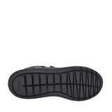 Boys Scape Flare Black Leather Velcro Shoe In Kids G Fit