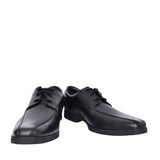 Boys Scala Step Black Leather Laced Shoe In Kids G Fit