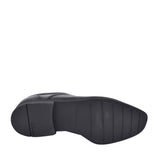 Boys Scala Step Black Leather Laced Shoe In Kids G Fit