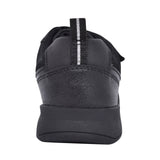 Boys Scooter Speed Black Leather Velcro Shoe In Kids G Fit