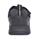 Boys Scooter Speed Black Leather Velcro Shoe In Kids H Fit