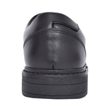 Boys Loxham Pace Black Leather Laced Shoe In Kids F Fit
