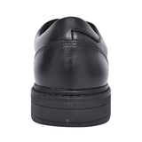 Boys Loxham Pace Black Leather Laced Shoe In Kids G Fit