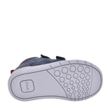 Boys Rex Park Navy Leather Velcro Boot In Kids F Fit
