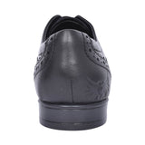 Girls Matilda Laced W Fit Brogue Shoe In Blk Leather