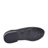 Girls Matilda Laced W Fit Brogue Shoe In Blk Leather