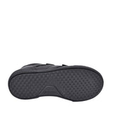 Boys J02bca Posseido Double Velcro Shoe In Blk Leather