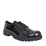Girls J0420c Casey Laced Shoe In Blk Patent