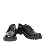 Girls J0420c Casey Laced Shoe In Blk Patent