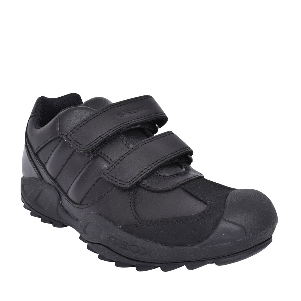 Boys J841wb New Savage Waterproof Shoe  In Blk Leather