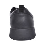 Boys Scape Flare Black Leather Velcro Shoe In Kids F Fit