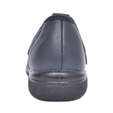 Ladies Aurora 2v Extra Wide Velcro T-bar Shoe In Navy