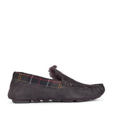 Men's Monty Suede Moccasin Slipper In Brown