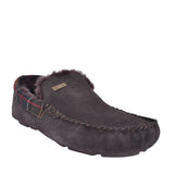 Men's Monty Suede Moccasin Slipper In Brown