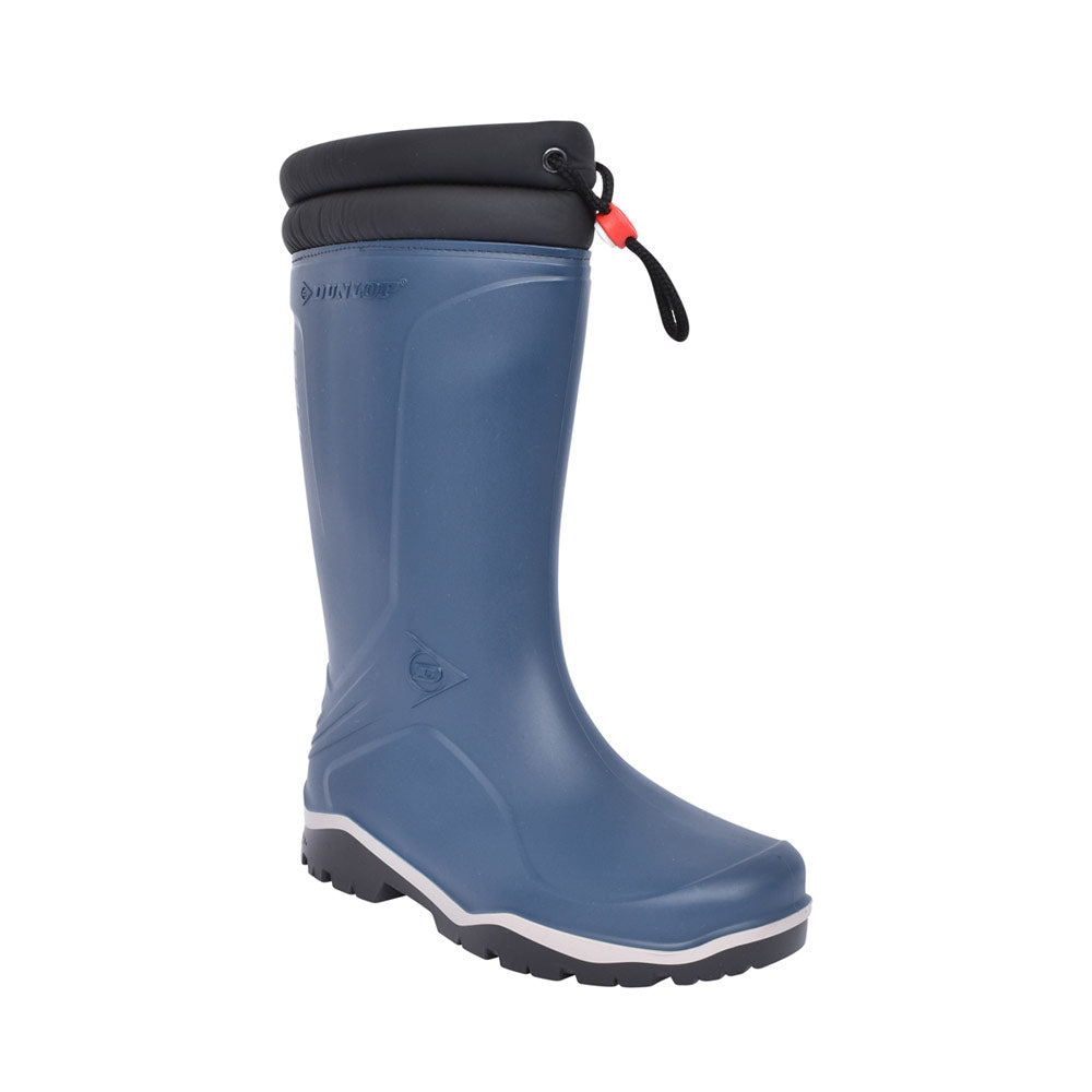 Ladies W004c Toggle Tie Long Leg Welly Boot In Navy