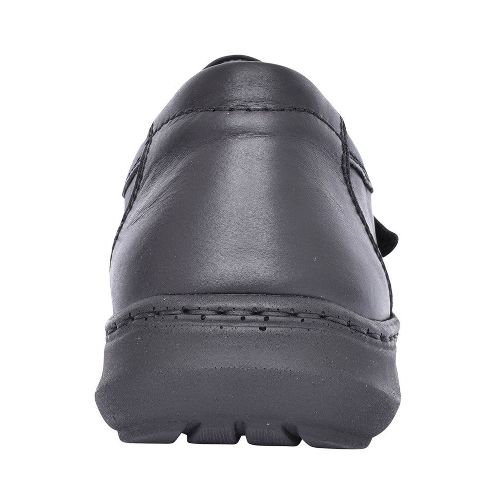 Mens 478301 Herwig H Fit Velcro Shoe In Black