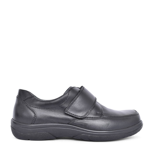 Mens 633301 Ken K-fit Velcro Shoe In Black