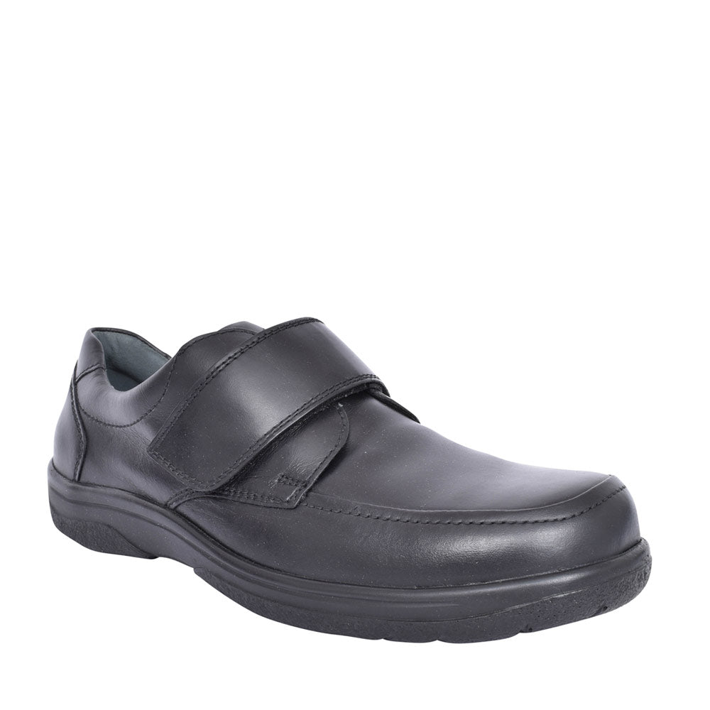 Mens 633301 Ken K-fit Velcro Shoe In Black