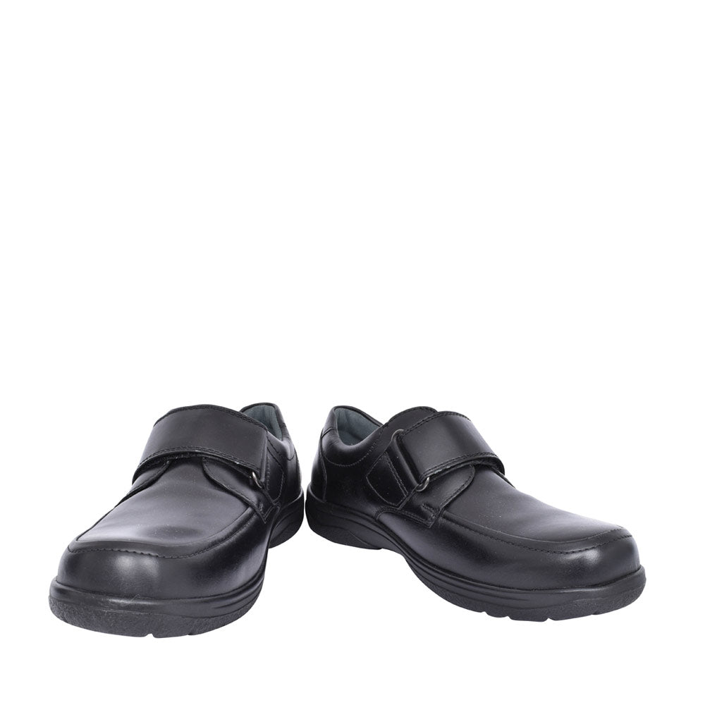 Mens 633301 Ken K-fit Velcro Shoe In Black