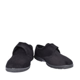 Mens Daniel 2v Extra Wide Velcro Slipper In Black