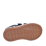 Boys Fawn Solo Navy Leather Velcro Shoe In Kids F Fit