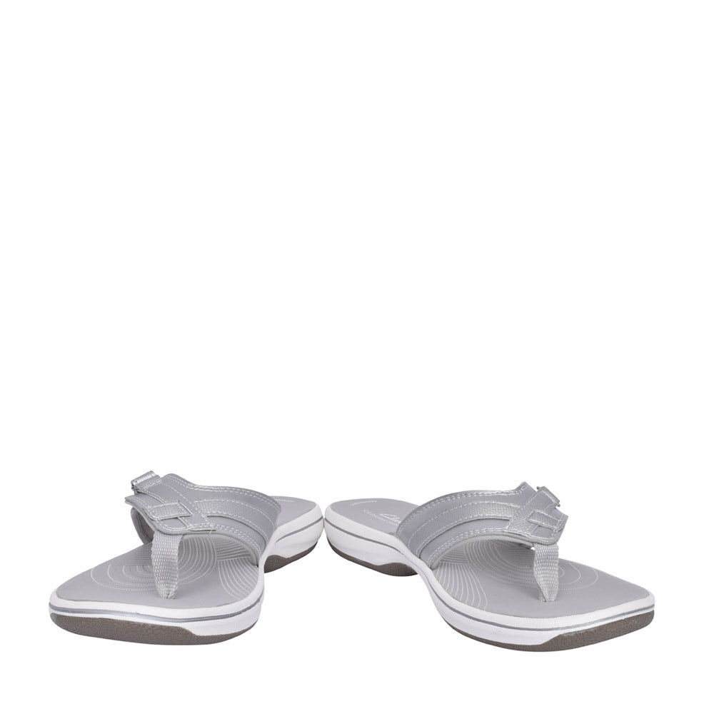 Ladies Brinley Sea D-fit Toe Post Sandal In Silver