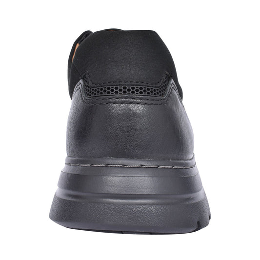 Mens Un Brawley Lace Leather H-fit Lace Up Shoe In Blk Leather