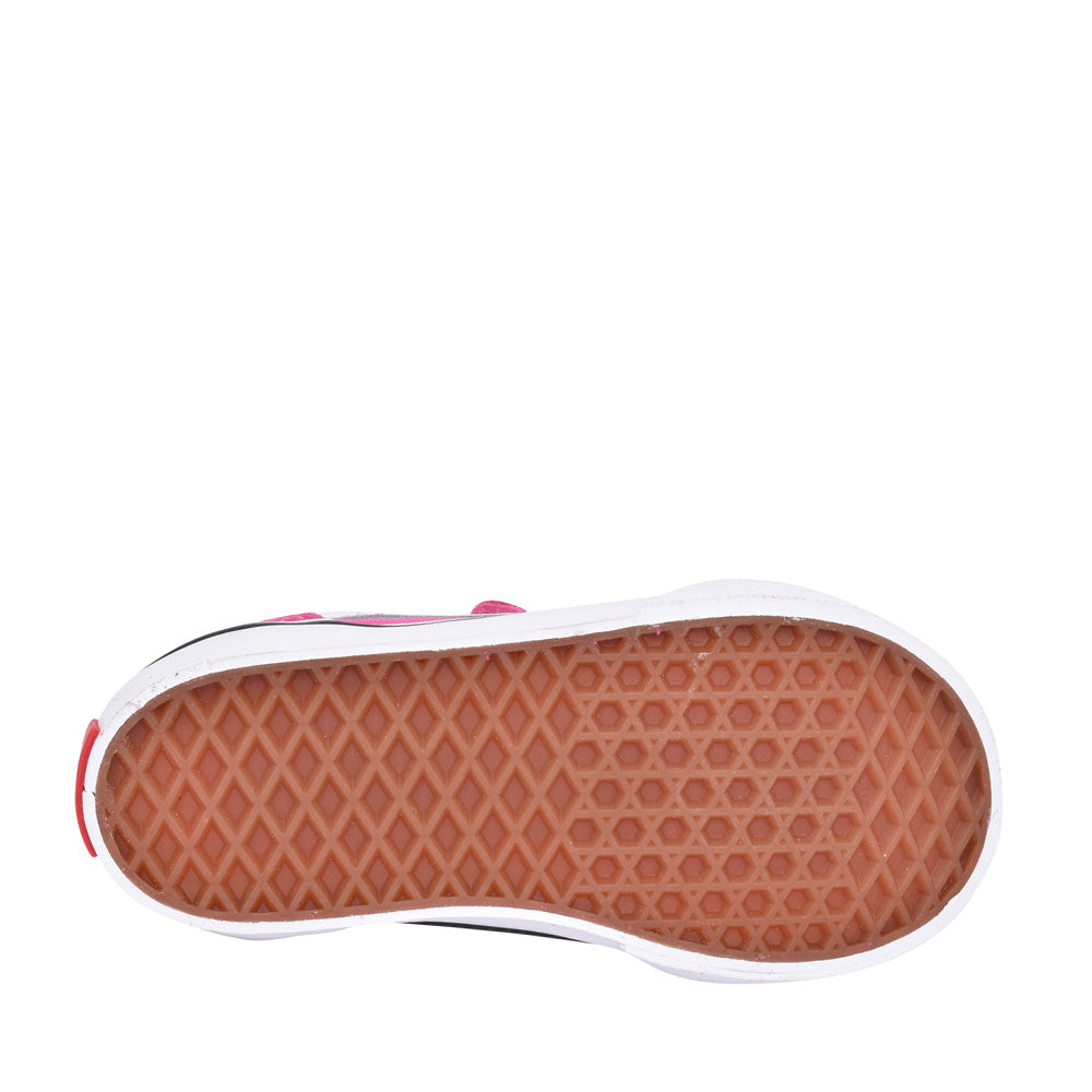 Girls Toddler Old Skool Velcro Shoe In Pink