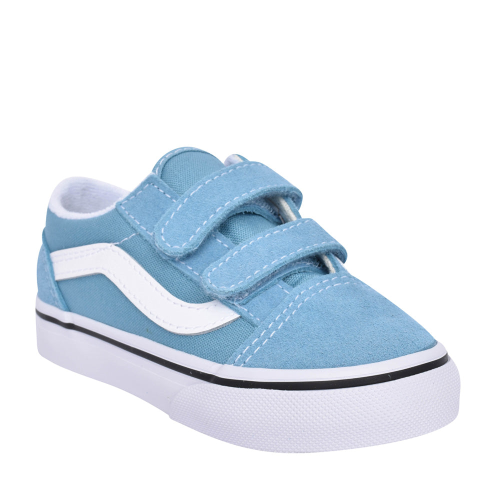 Unisex Toddler Old Skool Velcro Shoe In Sky Blue