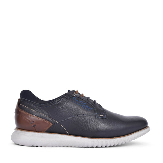 Mens Corvette Lace Up Shoe In Navy
