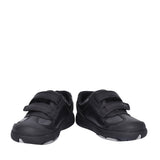 Boys Rex Stride Black Leather Velcro Shoe In Kids E Fit