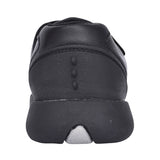 Boys Rex Stride Black Leather Velcro Shoe In Kids E Fit
