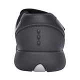 Boys Rex Stride Black Leather Shoe In Kids H Fit