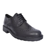 Ladies Orinoco 2 Limit Black Leather E-fit Laced Shoe In Black Leather