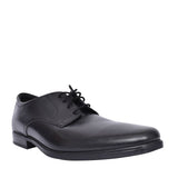 Mens Howard Walk Leather G-fit Laced Shoe In Blk Leather