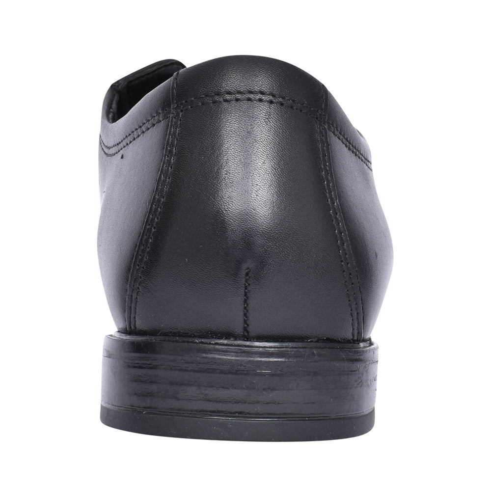 Mens Howard Walk Leather G-fit Laced Shoe In Blk Leather