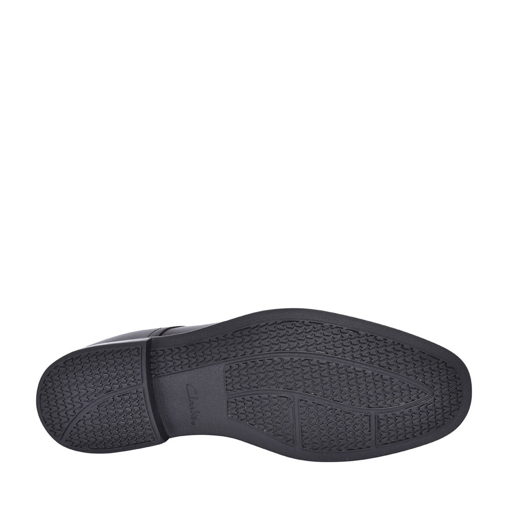 Mens Howard Walk Leather G-fit Laced Shoe In Blk Leather