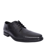Men's Howard Cap Leather G-fit Laced Shoe In Blk Leather