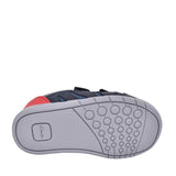 Boys Rex Play Navy/red Leather Shoe In Kids G Fit