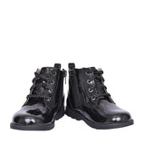 Girls Toddler Dabi Lace Black Patent Boot In Kids G Fit